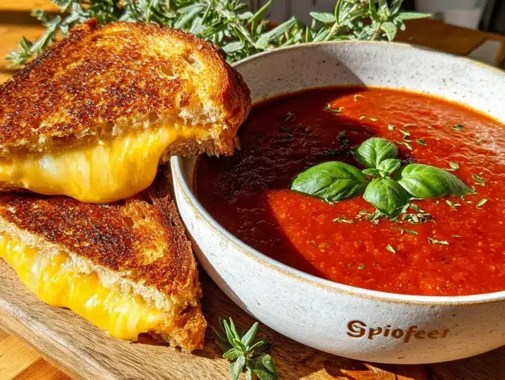 tomato basil soup recipe - featured image