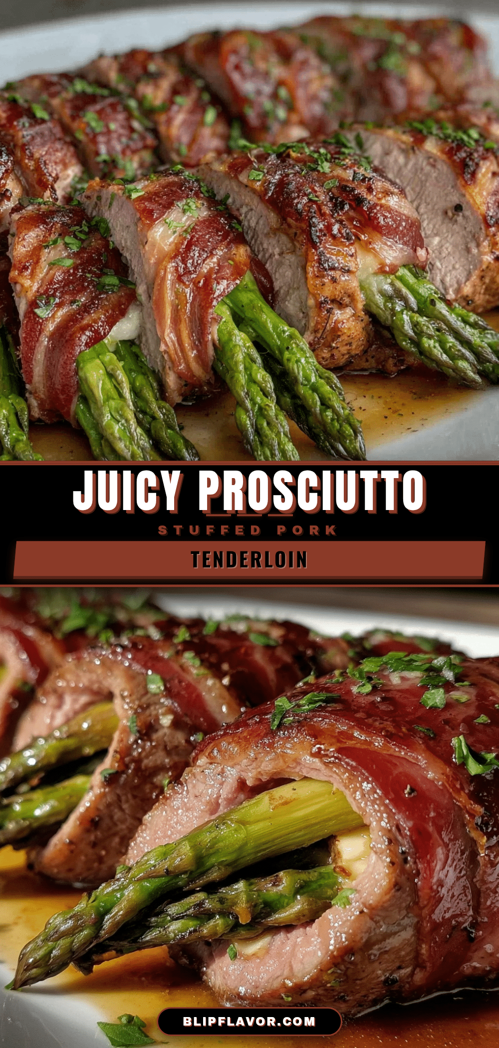 asparagus and prosciutto stuffed pork tenderloin recipe