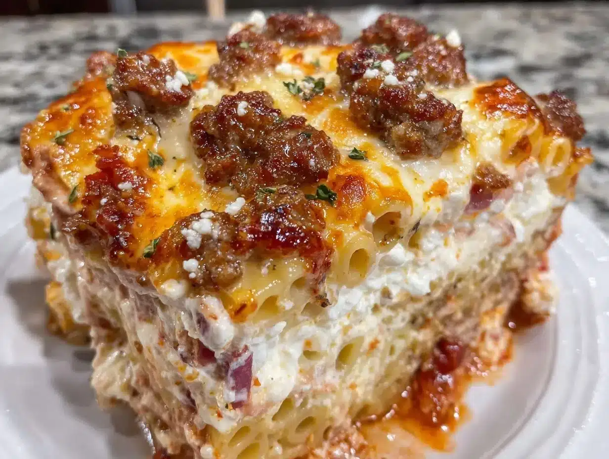 baked ziti with italian sausage and ricotta preparation steps