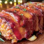 BBQ bacon-wrapped meatloaf - featured image
