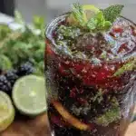 blackberry mint mojito pitcher - featured image