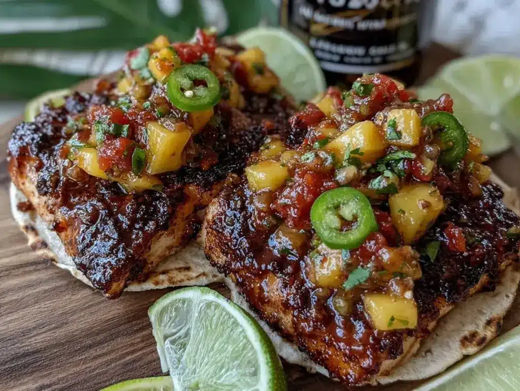 blackened mahi mahi tacos - featured image