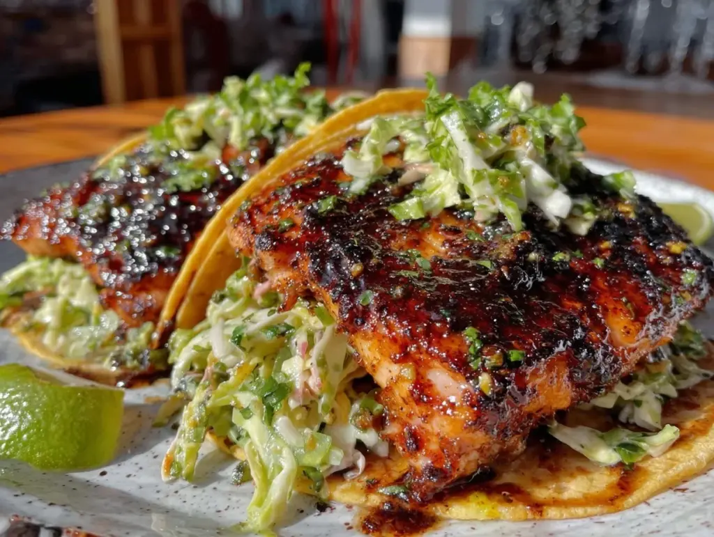 blackened redfish tacos - featured image