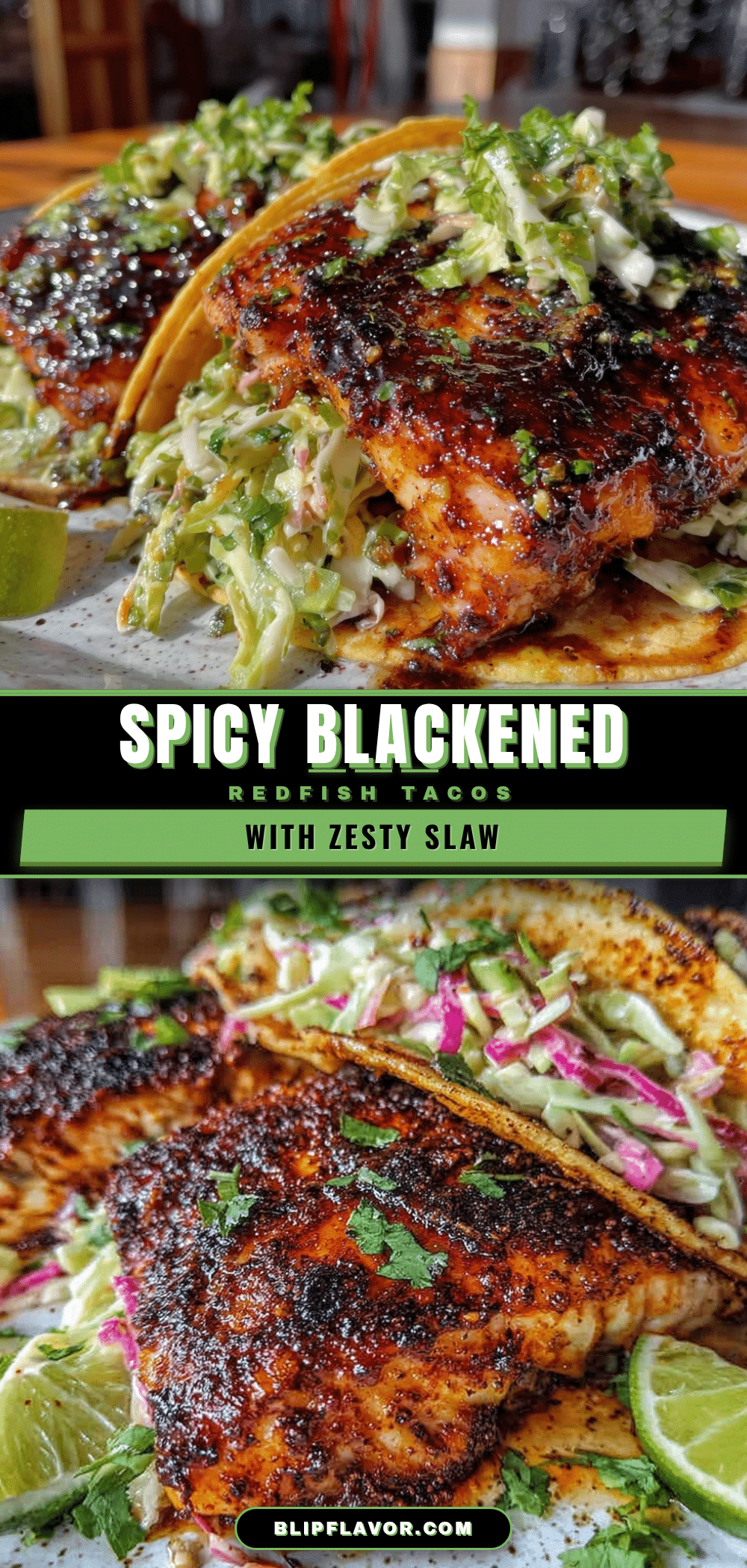 blackened redfish tacos recipe