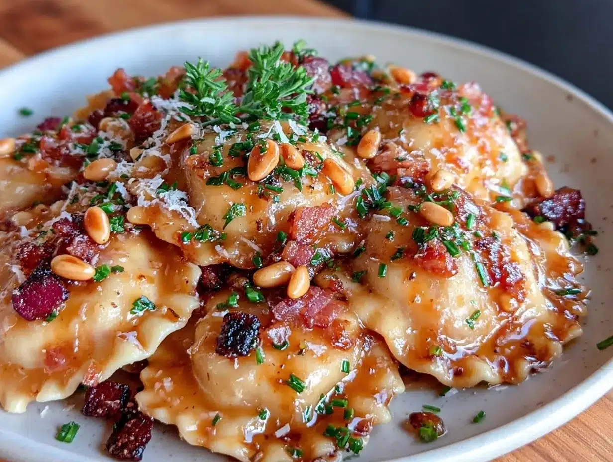brown butter ravioli preparation steps