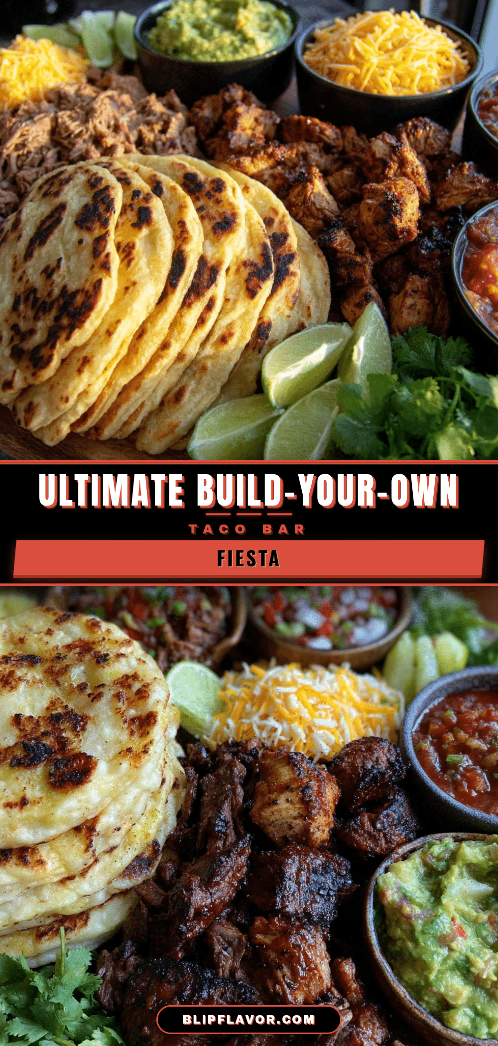 build-your-own taco bar fiesta recipe