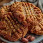 chewy peanut butter cookies - featured image