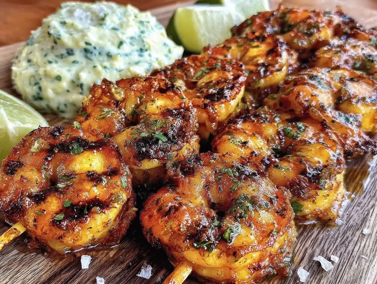 cilantro lime grilled shrimp skewers preparation steps