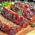 classic comforting meatloaf - featured image
