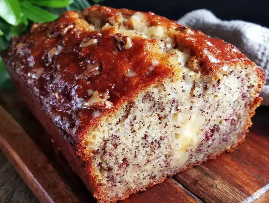classic moist banana bread with crunchy walnuts - featured image