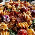 creamy BLT ranch pasta salad - featured image