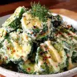 creamy cucumber dill salad - featured image