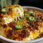 creamy king ranch chicken casserole - featured image