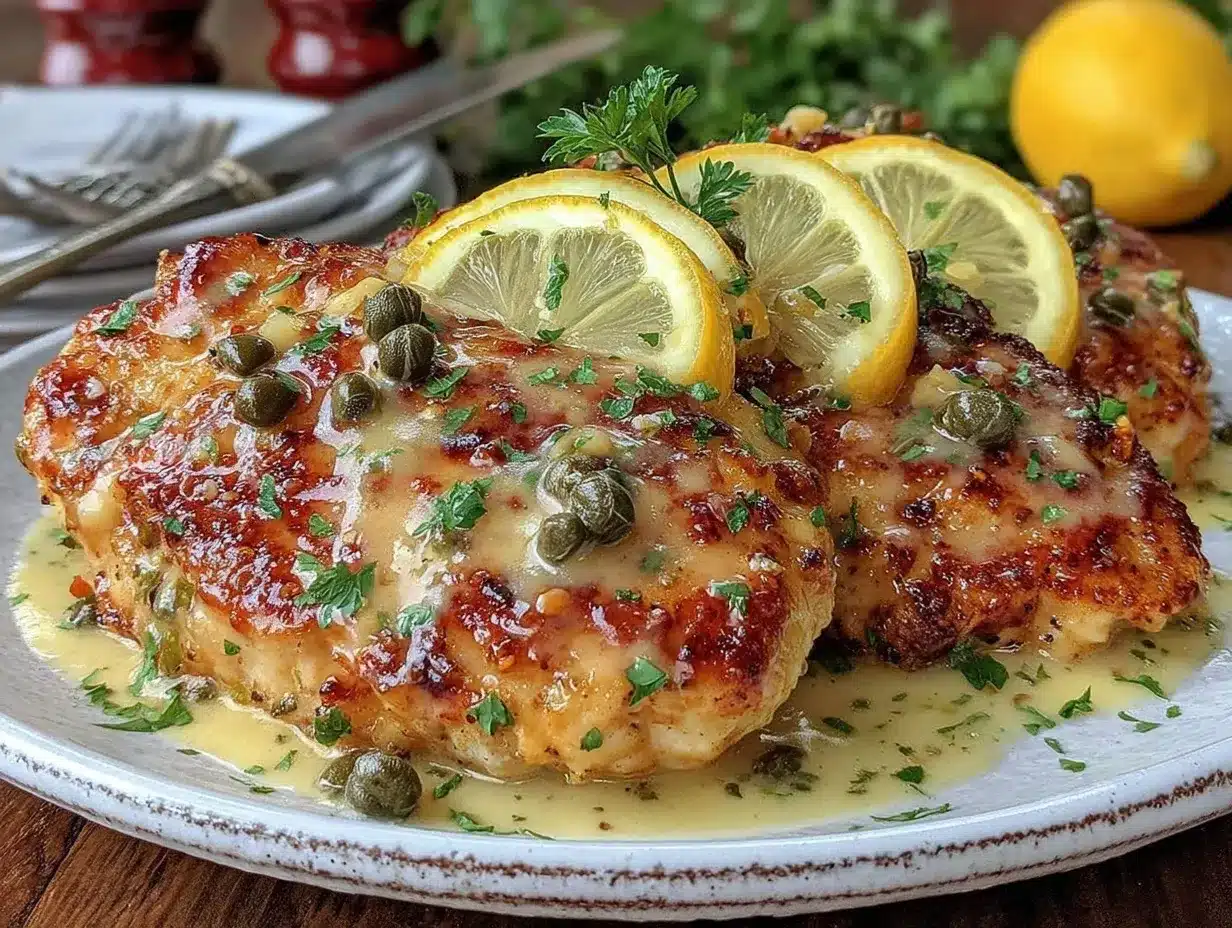 creamy lemon chicken piccata preparation steps