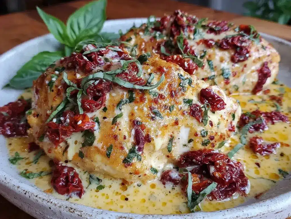 creamy marry me chicken - featured image