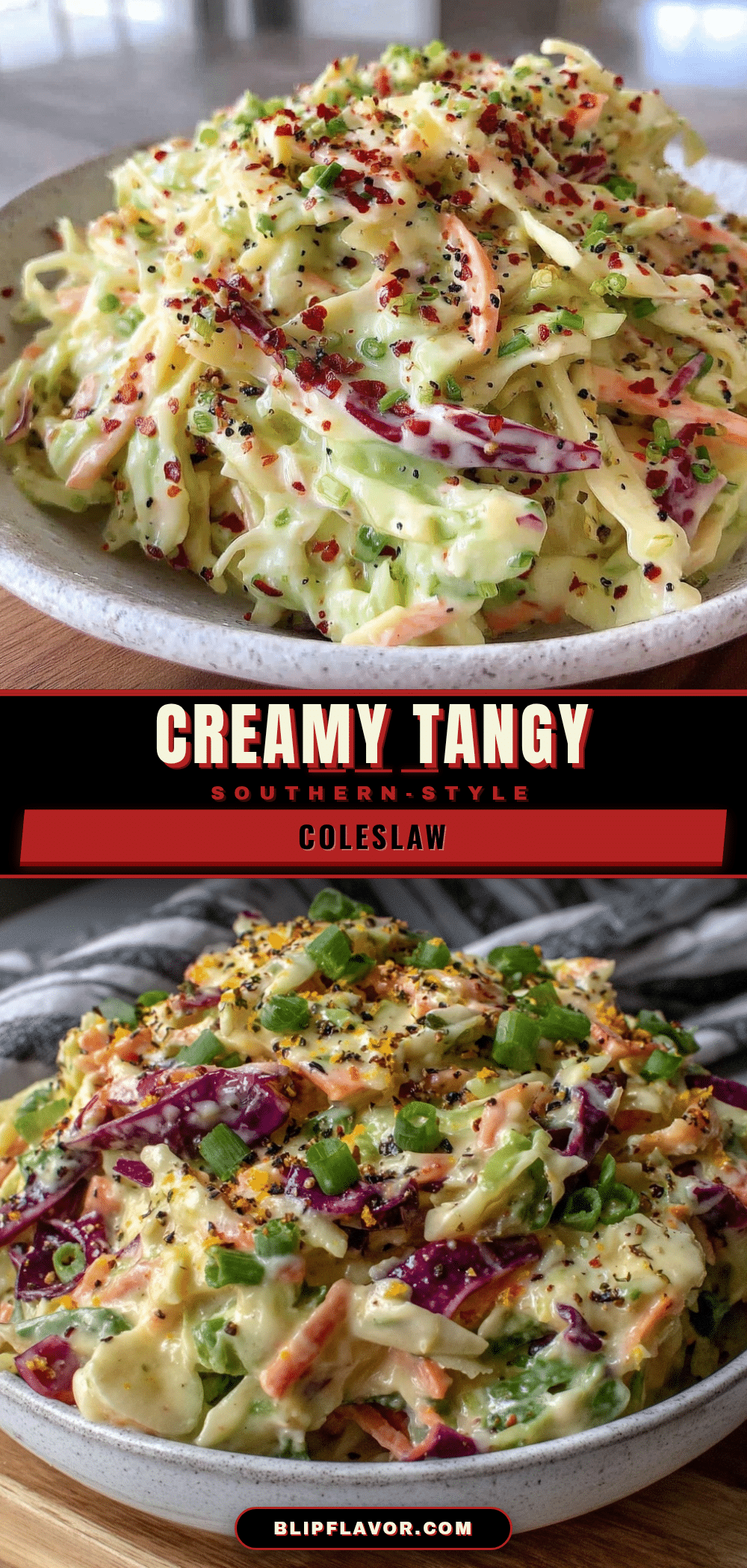 creamy southern-style coleslaw recipe