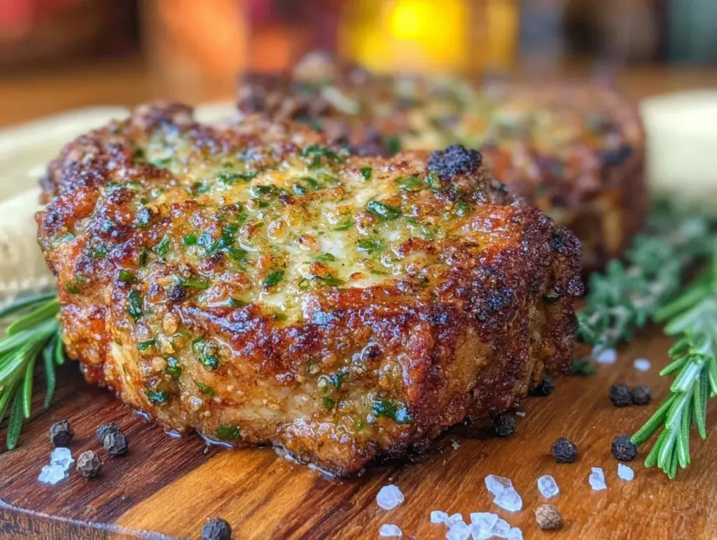 crispy air fryer pork chops - featured image