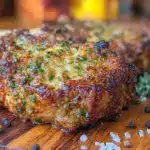 crispy air fryer pork chops - featured image