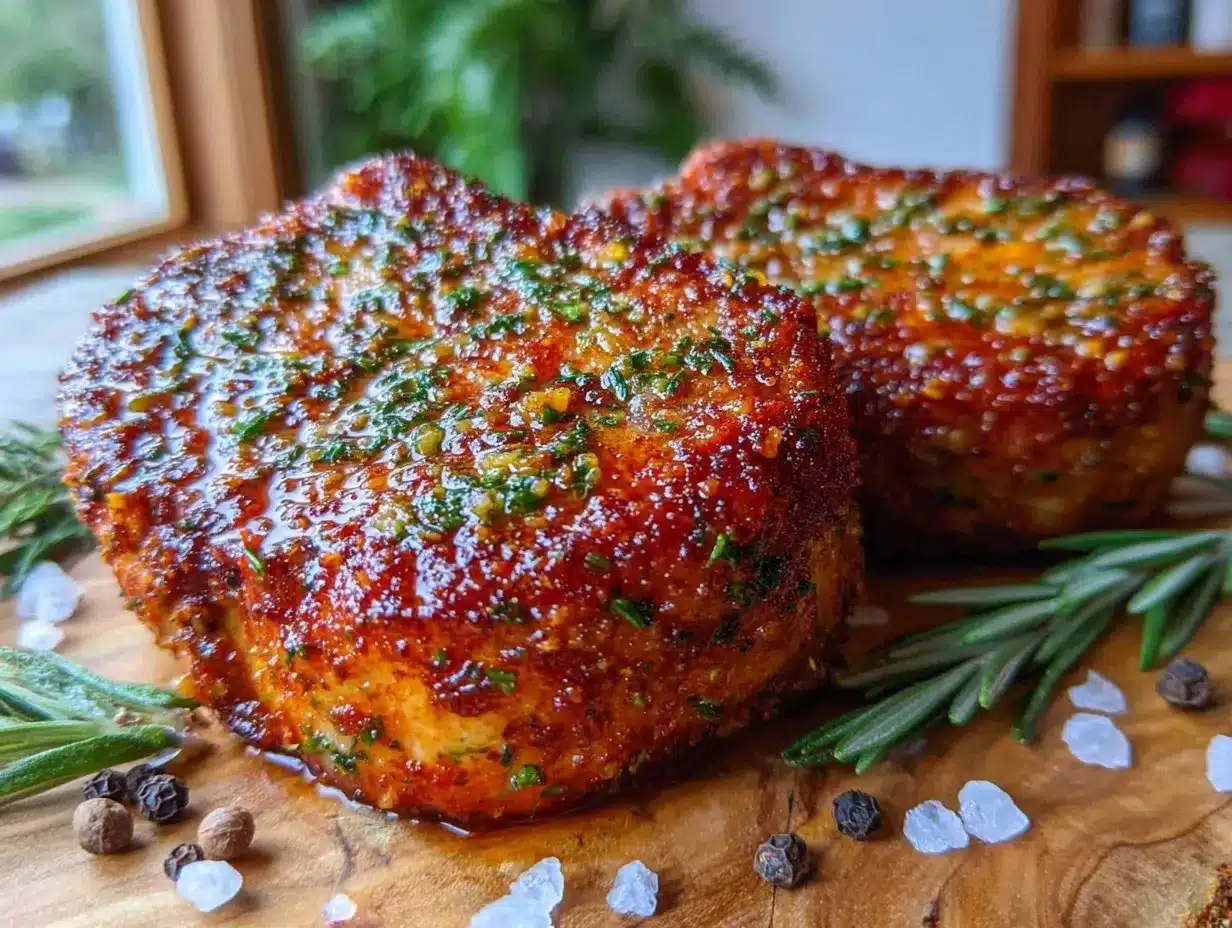 crispy air fryer pork chops preparation steps