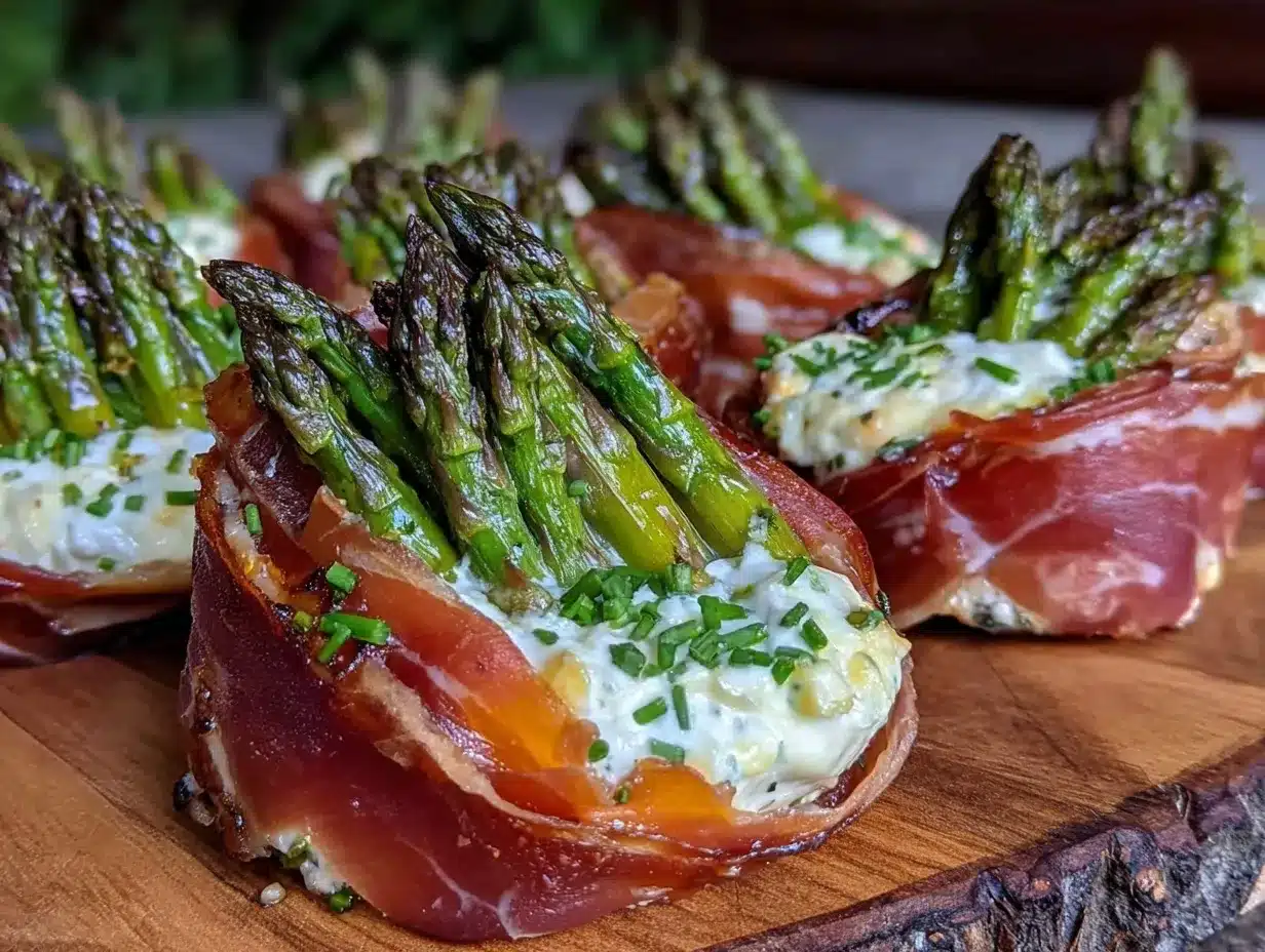 crispy asparagus prosciutto pinwheels preparation steps