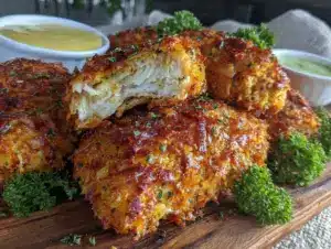 crispy baked chicken tenders - featured image