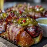 crispy firecracker hot dogs - featured image