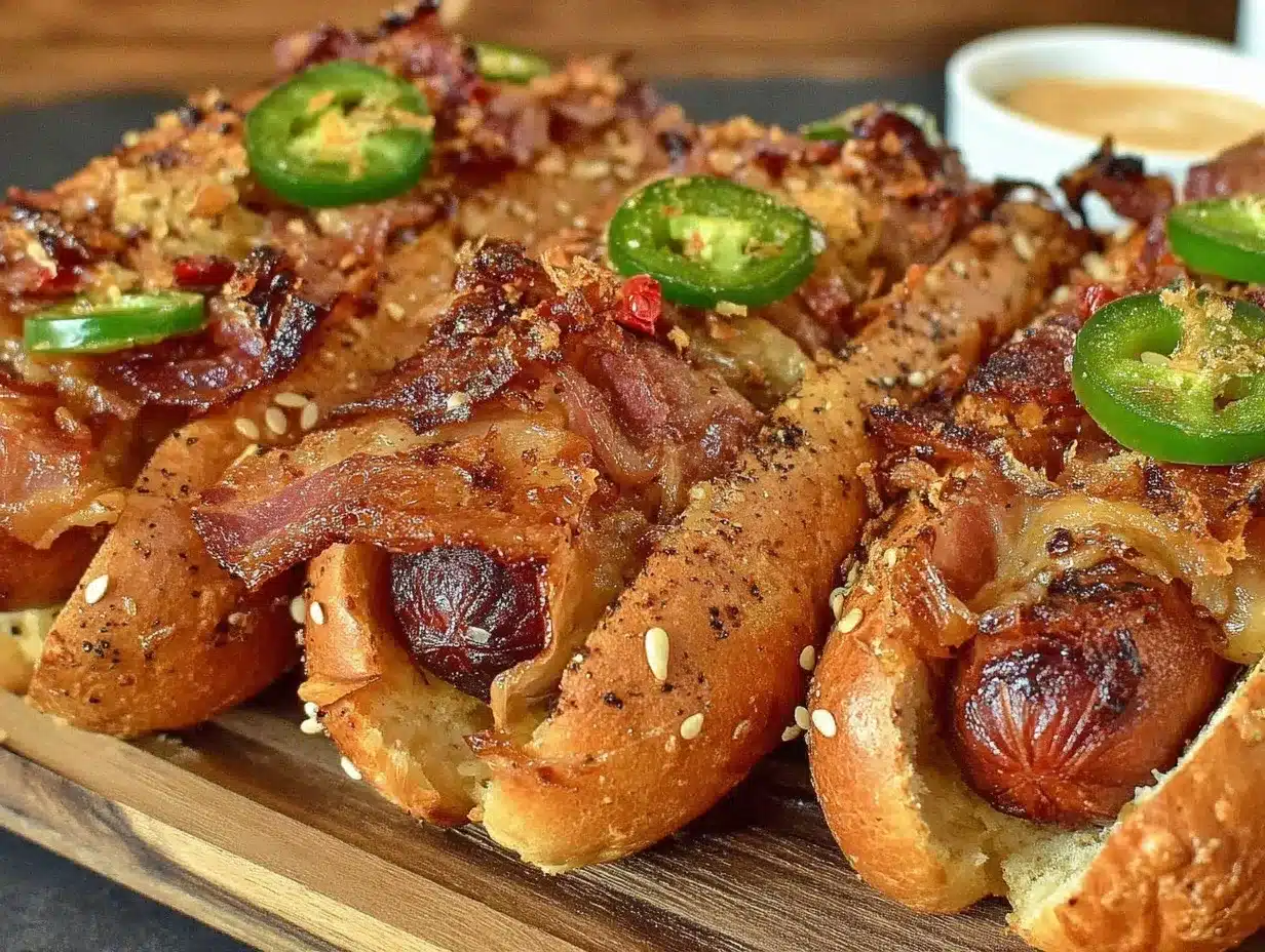 crispy firecracker hot dogs preparation steps