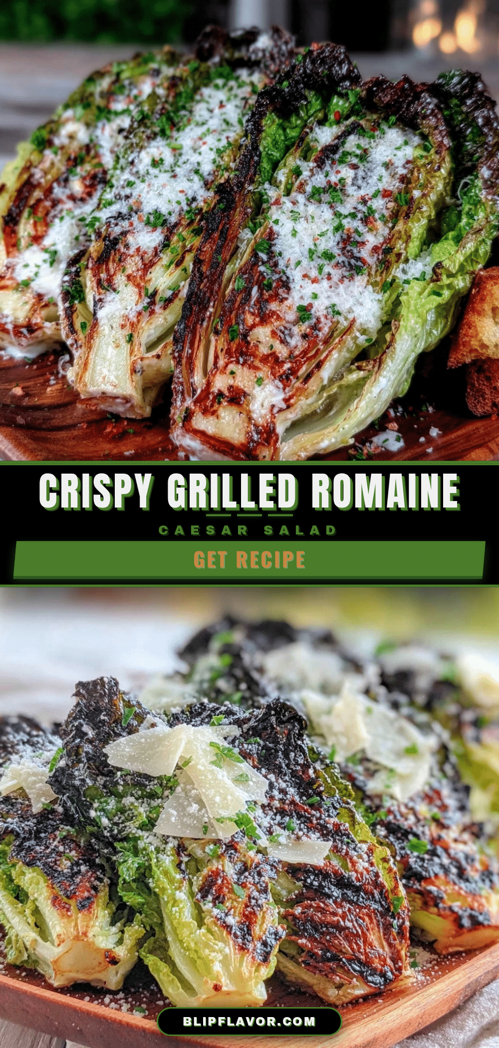 crispy grilled romaine caesar salad recipe
