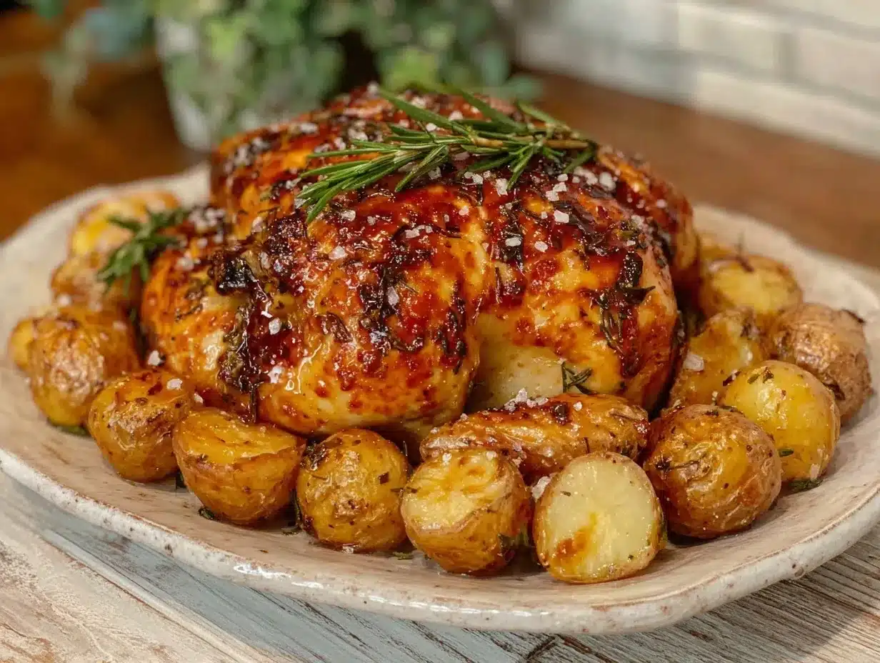 crispy lemon herb roasted spring chicken preparation steps