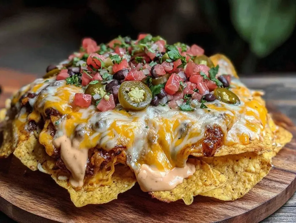crispy loaded nachos supreme - featured image