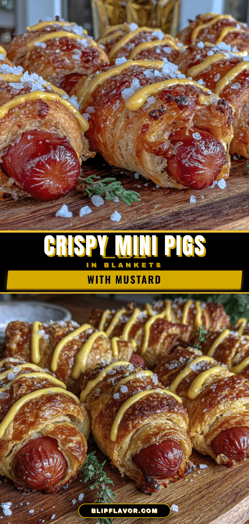 crispy mini hot dog pigs in blankets recipe