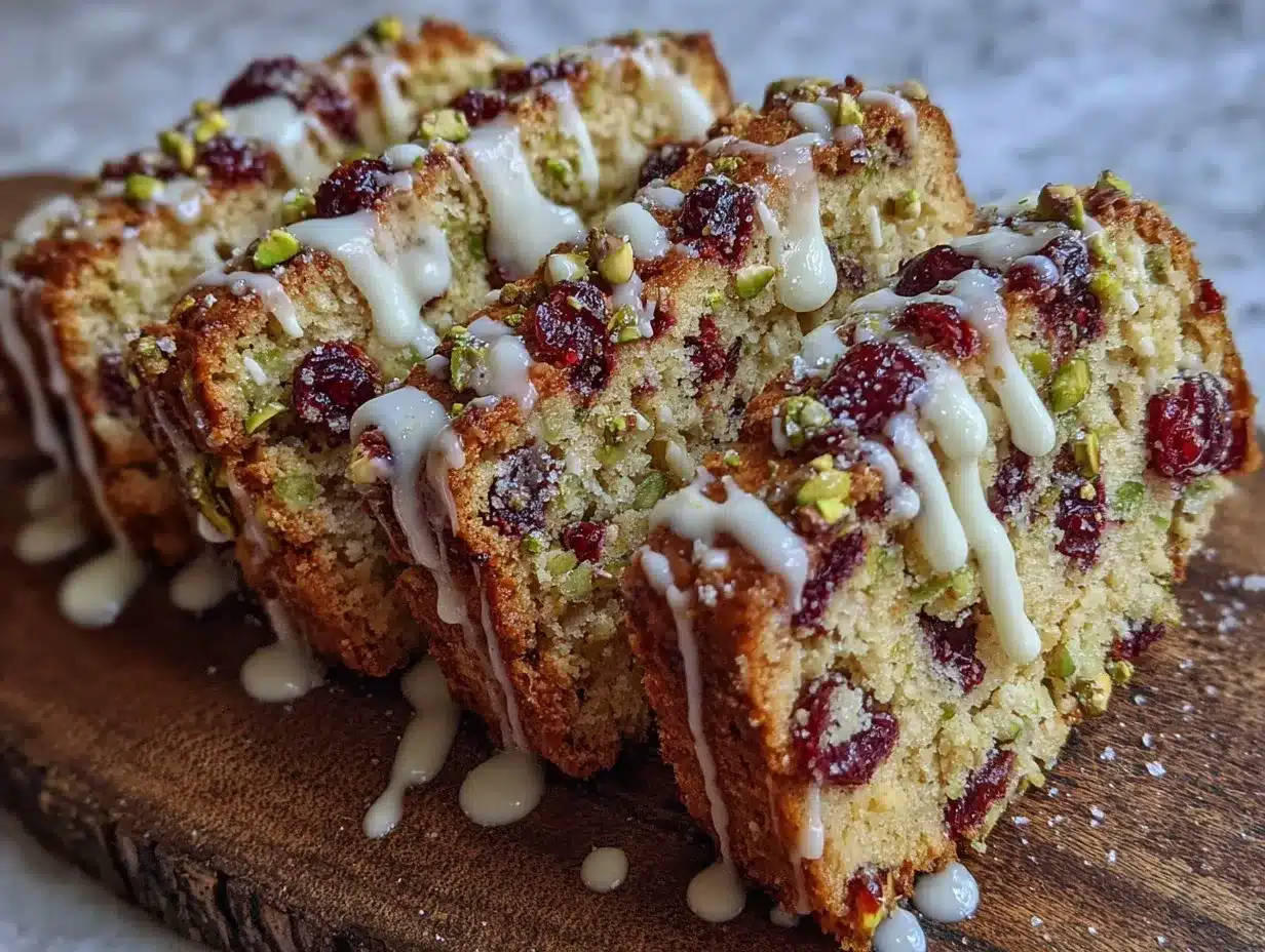 crispy pistachio cranberry biscotti preparation steps