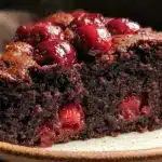 dark chocolate cherry clafoutis - featured image