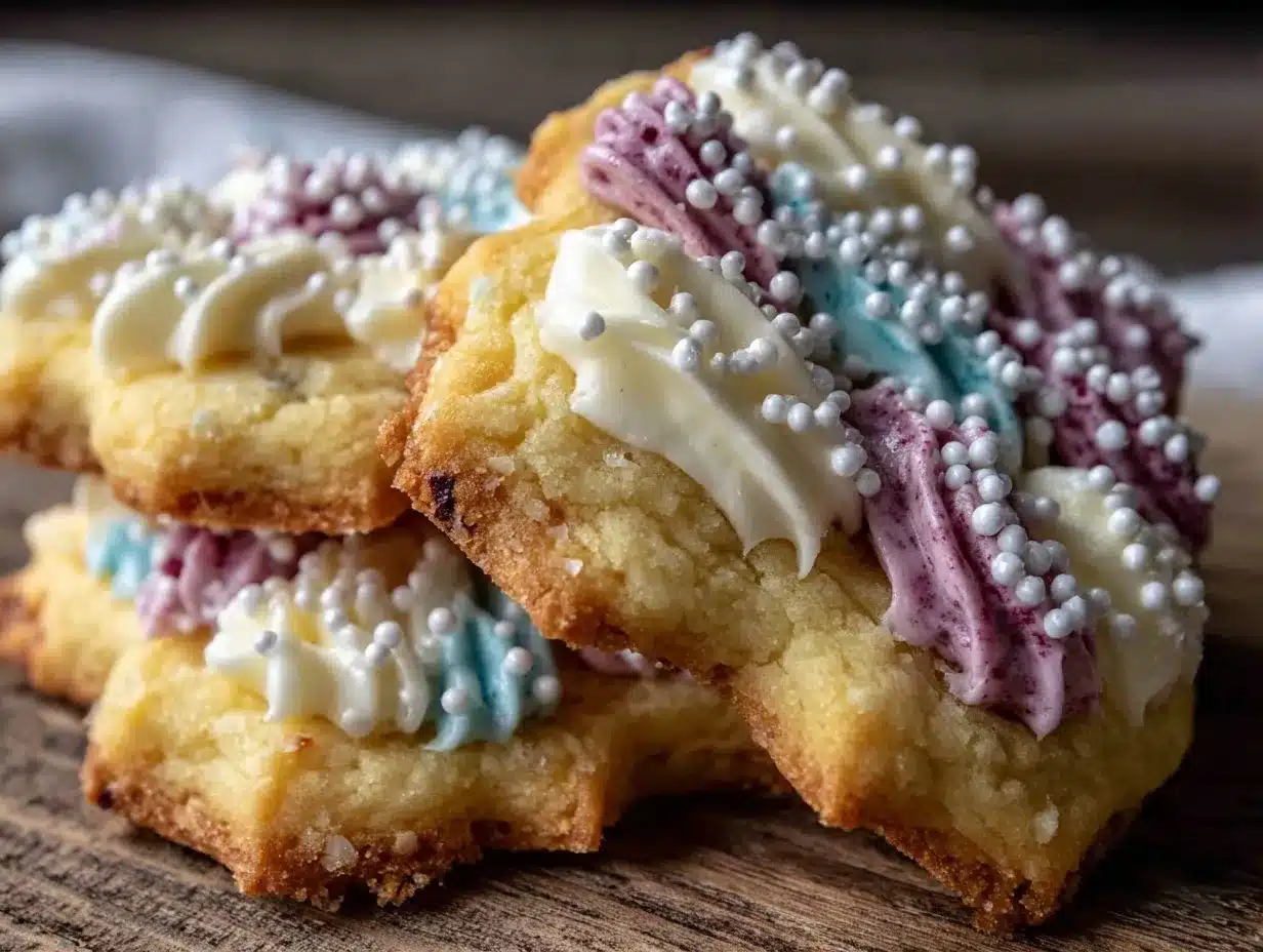 decorated cross sugar cookies preparation steps