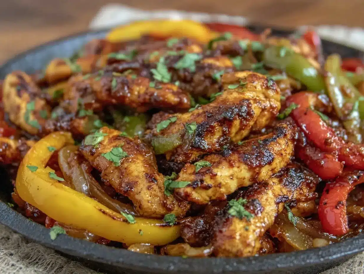 easy crockpot chicken fajitas preparation steps