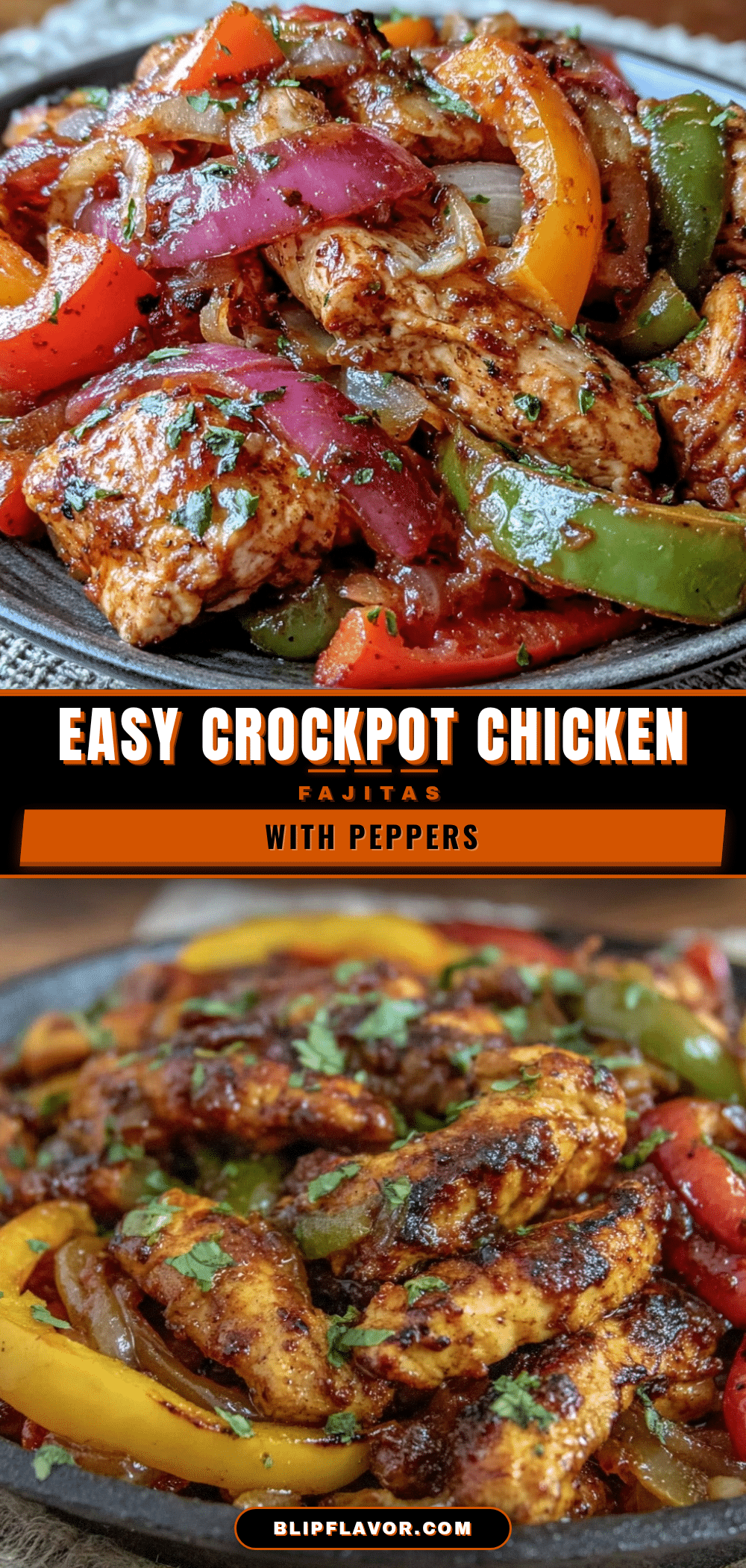 easy crockpot chicken fajitas recipe