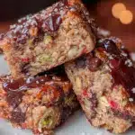 easy no-bake chocolate chip granola bars - featured image