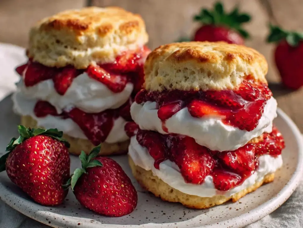 fluffy classic strawberry shortcake - featured image