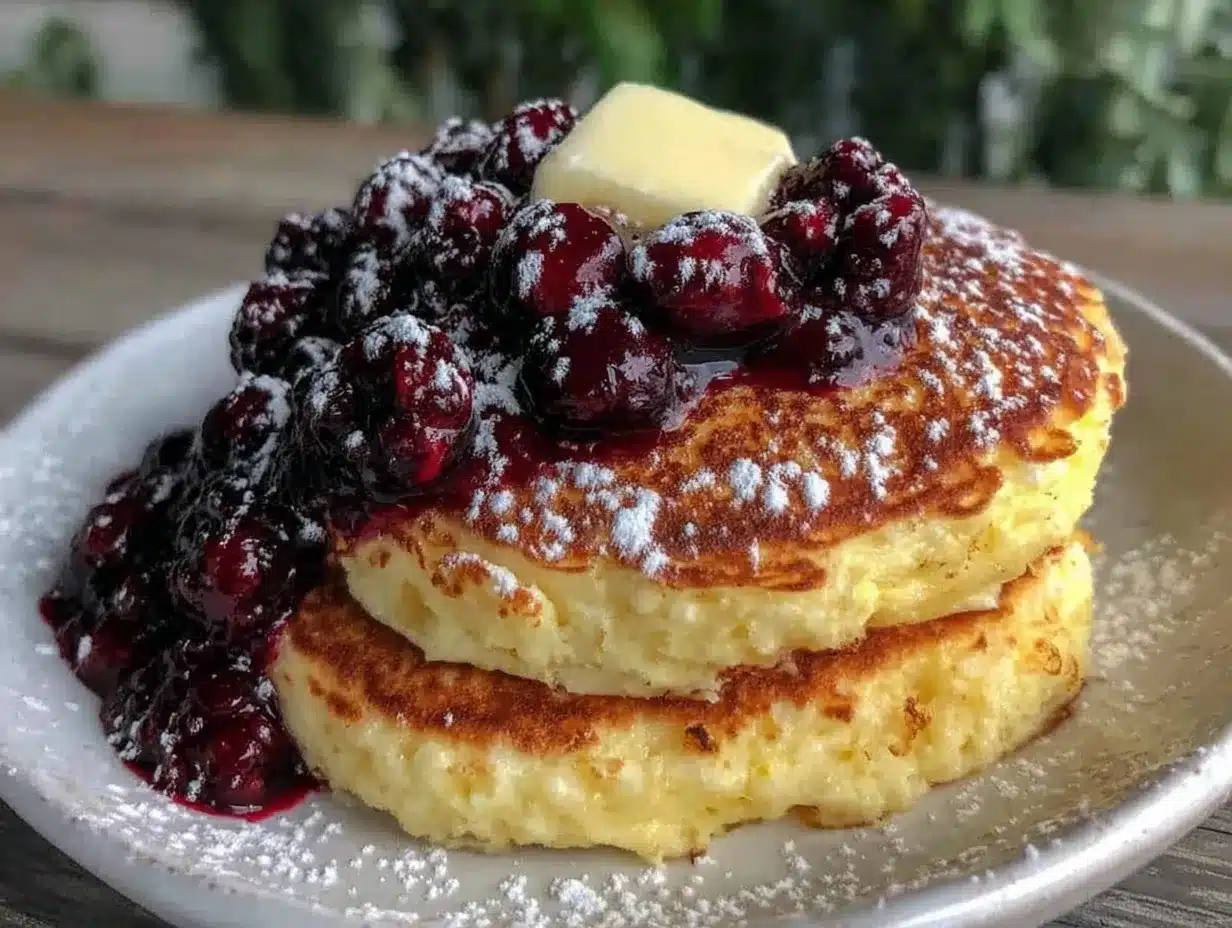 fluffy lemon ricotta pancakes preparation steps