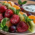 fresh frozen fruit kabobs - featured image