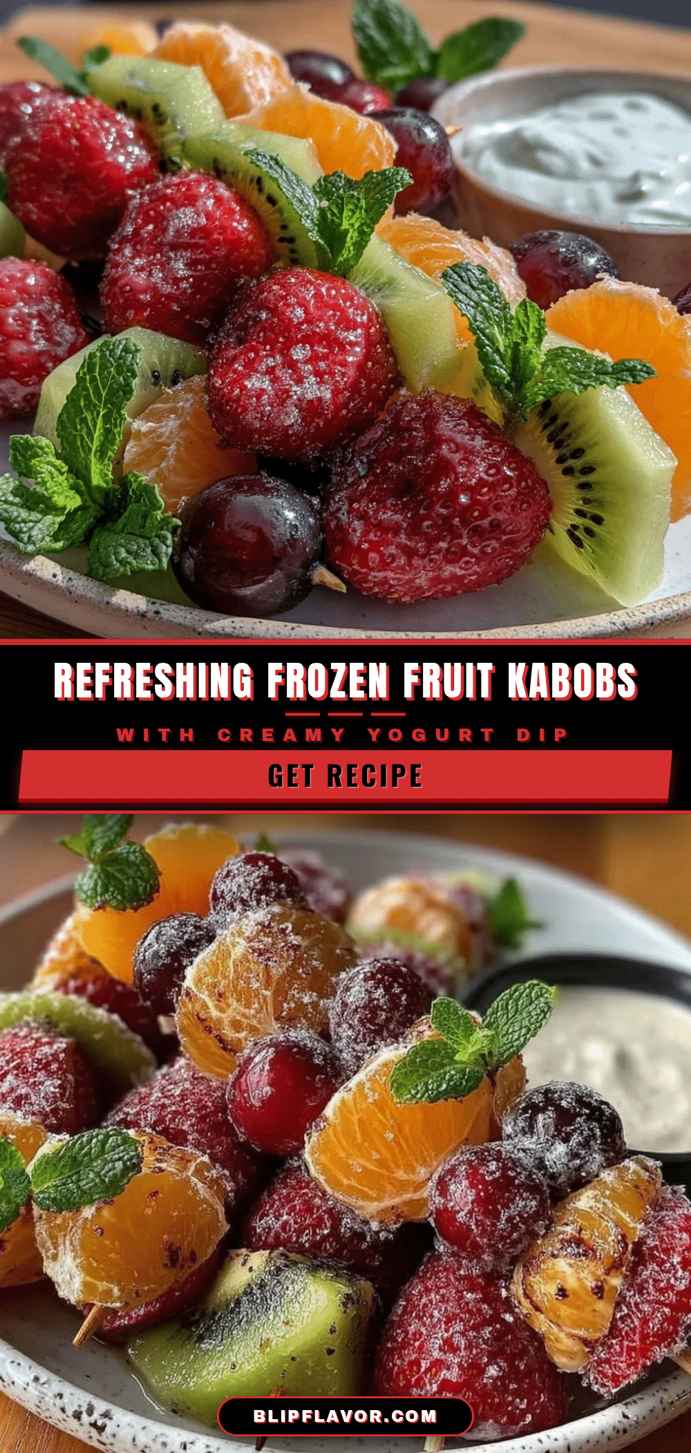fresh frozen fruit kabobs recipe