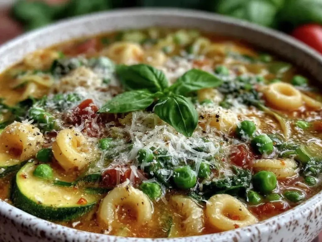 fresh spring minestrone - featured image
