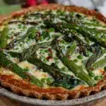 Fresh Spring Vegetable Quiche - featured image