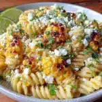 fresh street corn pasta salad - featured image