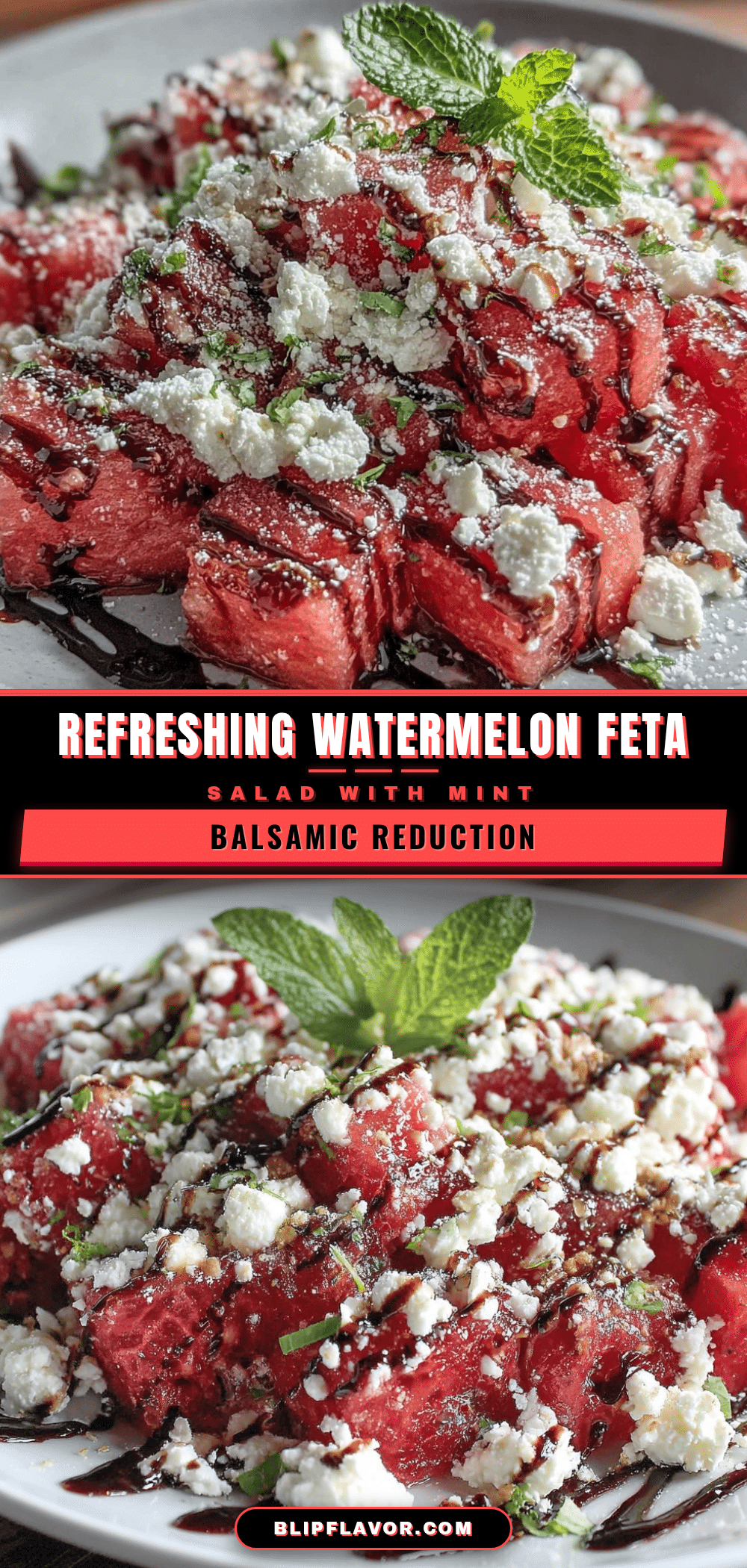 fresh watermelon feta salad recipe