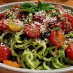 fresh zucchini noodles - featured image