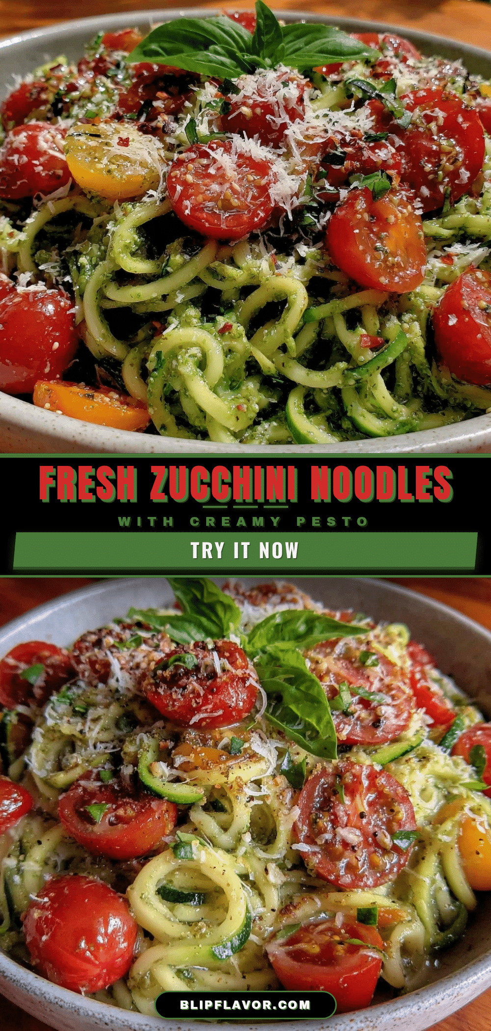 fresh zucchini noodles recipe