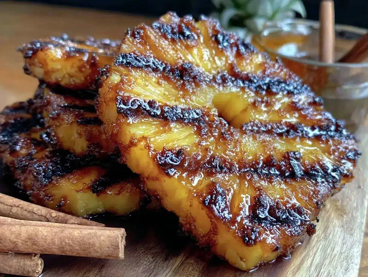 grilled pineapple recipe preparation steps