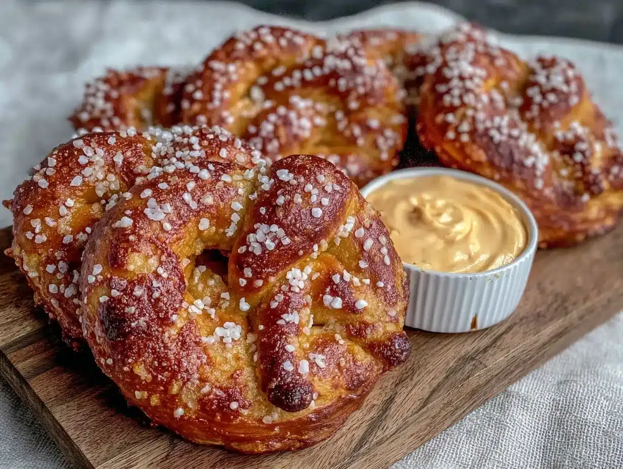 homemade soft pretzels recipe preparation steps