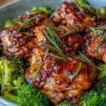 honey garlic chicken thighs - featured image